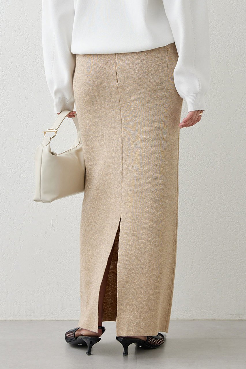 【ガリャルダガランテ/GALLARDAGALANTE】のラメニットスカート 人気、トレンドファッション・服の通販 founy(ファニー) ファッション Fashion レディースファッション Fashion for Women スカート Skirts ロングスカート Long Skirts / Maxi & Midi Skirts おすすめ Recommended / Our Picks スリット Slit, Slit Detail セットアップ Set-Up, Coordinated Outfit ロング Long, Long-Length エレガント 上品 Elegant 楽ちん Easy Fit, Comfortable other-8|ID: prp329100004145867 ipo3291000000035709730