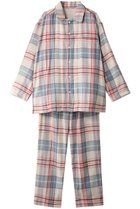 【キッドブルー/KID BLUE】の【UNISEX】24トリプルガーゼチェックパジャマ アイボリー|ID: prp329100004145874 ipo3291000000035053557