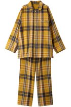 【キッドブルー/KID BLUE】の【UNISEX】24トリプルガーゼチェックパジャマ イエロー|ID: prp329100004145874 ipo3291000000035053558