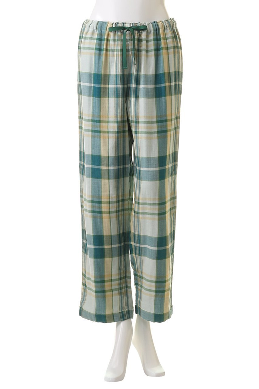 【キッドブルー/KID BLUE】の【UNISEX】24トリプルガーゼチェックパジャマ 人気、トレンドファッション・服の通販 founy(ファニー) 　ファッション　Fashion　レディースファッション　Fashion for Women　ユニセックス　Unisex, Genderless　チェック　Check, Plaid, Tartan　トリプル　Triple, Three Layers　パイピング　Piping, Trim Design　パジャマ　Pajamas, Sleepwear　ポケット　Pocket, Pocket Detail　秋　Autumn　other-6|ID: prp329100004145874 ipo3291000000035053564