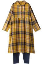【キッドブルー/KID BLUE】の24トリプルガーゼチェックナイティ(スパッツつき) イエロー|ID: prp329100004145875 ipo3291000000032834691