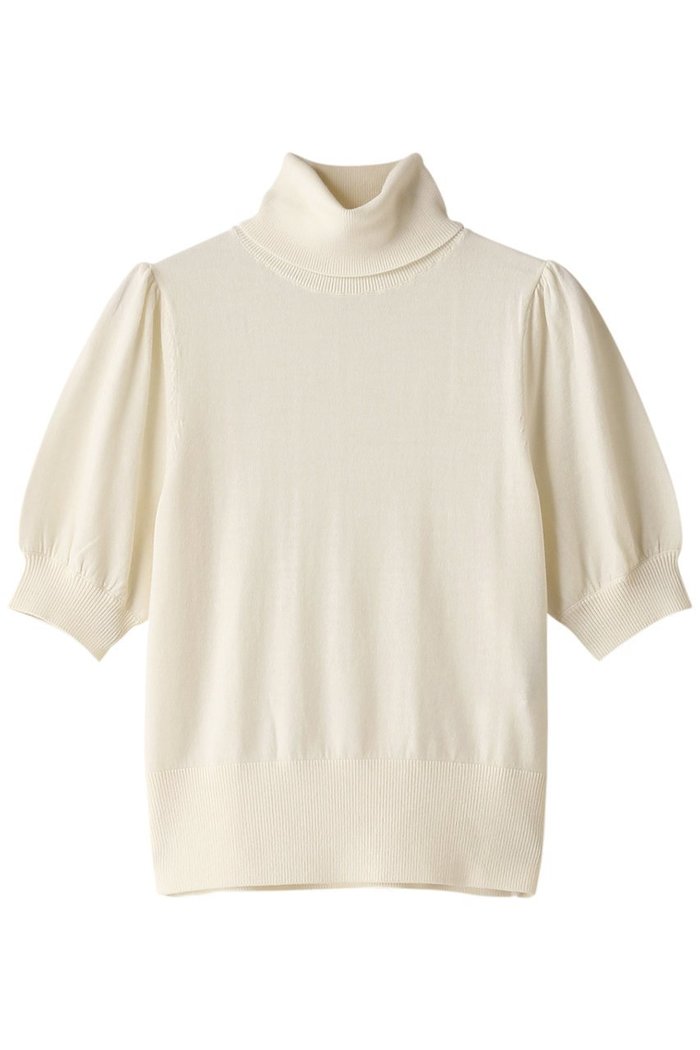 【アルアバイル/allureville】の【Loulou Willoughby】タートルハーフスリーブプルオーバー インテリア・キッズ・メンズ・レディースファッション・服の通販 founy(ファニー) https://founy.com/ ファッション Fashion レディースファッション Fashion for Women トップス・カットソー Cut & Sew Tops ニット Knit Tops & Sweaters カジュアルプルオーバー・ニットトップス Pullovers & Knit Tops / Casual Pullovers シンプル Simple, Minimal スリーブ Sleeve, Long Sleeve / Short Sleeve タートルネック Turtleneck, High Neck フェミニン Feminine, Girly |ID: prp329100004145883 ipo3291000000036007369