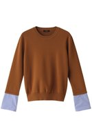 【アルアバイル/allureville】のカフスドッキングプルオーバー 人気、トレンドファッション・服の通販 founy(ファニー) ファッション Fashion レディースファッション WOMEN トップス・カットソー Tops/Tshirt ニット Knit Tops プルオーバー Pullover シンプル Simple NEW・新作・新着・新入荷 New Arrivals |ID:prp329100004145884