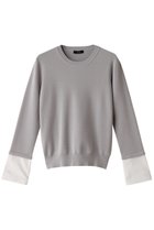 【アルアバイル/allureville】のカフスドッキングプルオーバー 人気、トレンドファッション・服の通販 founy(ファニー) ファッション Fashion レディースファッション WOMEN トップス・カットソー Tops/Tshirt ニット Knit Tops プルオーバー Pullover シンプル Simple NEW・新作・新着・新入荷 New Arrivals thumbnail グレー|ID: prp329100004145884 ipo3291000000028483091