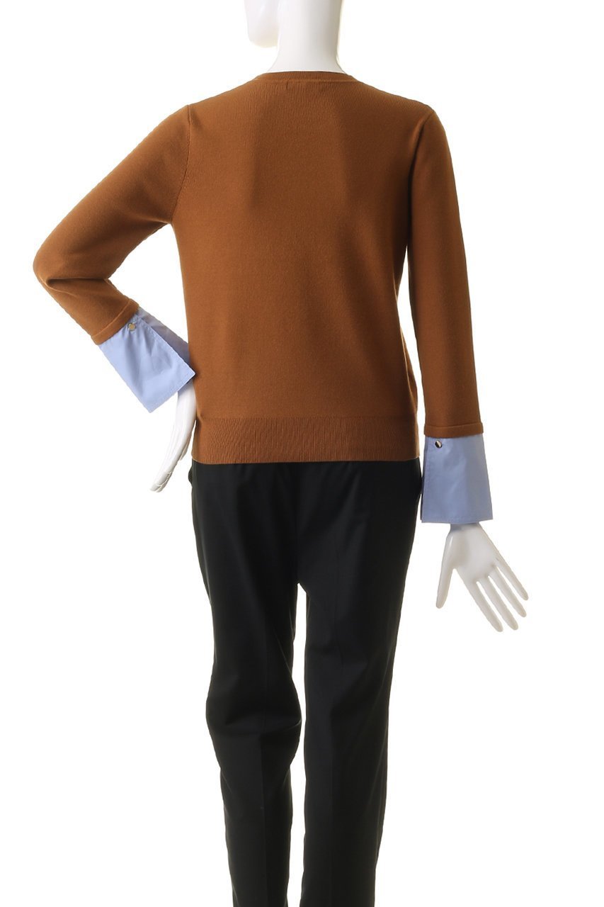 【アルアバイル/allureville】のカフスドッキングプルオーバー 人気、トレンドファッション・服の通販 founy(ファニー) 　ファッション　Fashion　レディースファッション　WOMEN　トップス・カットソー　Tops/Tshirt　ニット　Knit Tops　プルオーバー　Pullover　シンプル　Simple　other-4|ID: prp329100004145884 ipo3291000000031401779
