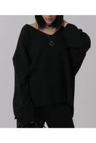 【カオス/Chaos】のシエラウールVネックニット 人気、トレンドファッション・服の通販 founy(ファニー) ファッション Fashion レディースファッション WOMEN トップス・カットソー Tops/Tshirt ニット Knit Tops プルオーバー Pullover Vネック V-Neck 再入荷 Restock/Back In Stock/Re Arrival thumbnail ブラック|ID: prp329100004145891 ipo3291000000028483122