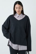 【カオス/Chaos】のシエラウールVネックニット 人気、トレンドファッション・服の通販 founy(ファニー) ファッション Fashion レディースファッション Fashion for Women トップス・カットソー Cut & Sew Tops ニット Knit Tops & Sweaters カジュアルプルオーバー・ニットトップス Pullovers & Knit Tops / Casual Pullovers Vネックトップス V-Neck Tops / V-Cut Neckline Shirts thumbnail チャコール|ID: prp329100004145891 ipo3291000000034017062