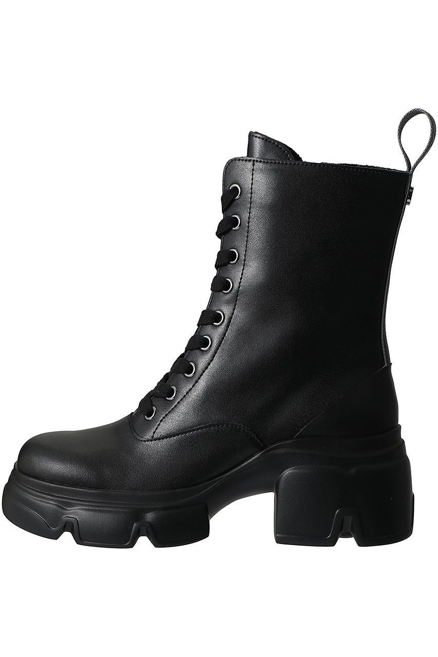 【スティーブマデン/STEVE MADDEN】のOPERATOR 厚底レースアップミドルブーツ インテリア・キッズ・メンズ・レディースファッション・服の通販 founy(ファニー) 　ファッション　Fashion　レディースファッション　Fashion for Women　ショート　Short, Short Length　スタイリッシュ　Stylish, Fashionable　スラックス　Slacks, Dress Pants　ミドル　Middle Length, Mid Height　厚底　Platform Shoes　定番　Standard, Basic Item　A/W・秋冬　Autumn/Winter　ブラック|ID: prp329100004147597 ipo3291000000035614818