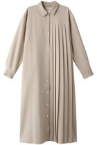 【ミディウミソリッド/MIDIUMISOLID】のpleats A line OP ワンピース beige|ID: prp329100004147604 ipo3291000000032889059