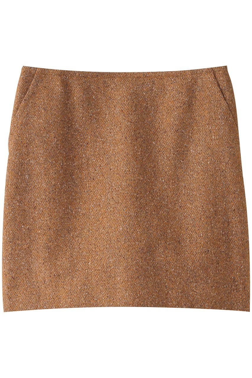 【オブリオ/AUBRIOT】のシルクネップツィード ミニスカート インテリア・キッズ・メンズ・レディースファッション・服の通販 founy(ファニー) 　ファッション　Fashion　レディースファッション　Fashion for Women　スカート　Skirts　ミニスカート　Mini Skirts　おすすめ　Recommended / Our Picks　イタリア　Italy　シルク　Silk, 100% Silk　シンプル　Simple, Minimal　ジャケット　Jacket, Outerwear　セットアップ　Set-Up, Coordinated Outfit　ツイード／ツィード　Choker, Choker Necklace　トレンド　Trend, Trending Now　ネップ　Nepp, Slub Yarn　ブルゾン　Blouson, Bomber Jacket　ミニスカート　Mini Skirt, Short Skirt　メランジ　Melange, Mixed Yarn　今季　This Season, Current Season　ライトオレンジ|ID: prp329100004150383 ipo3291000000036011849