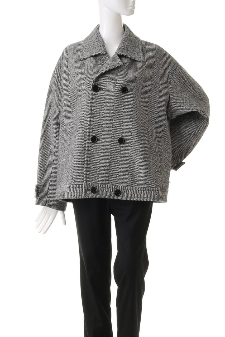 【オブリオ/AUBRIOT】のシルクネップツィード ブルゾンジャケット 人気、トレンドファッション・服の通販 founy(ファニー) 　ファッション　Fashion　レディースファッション　Fashion for Women　アウター　Coat / Outerwear Collection　コート・ロングコート・ピーコート　Long Coats, Peacoats & More　レディースジャケット・軽アウター　Jackets　ブルゾンジャケット・スポーティアウター　Blouson Jackets　イタリア　Italy　ショート　Short, Short Length　シルク　Silk, 100% Silk　ジャケット　Jacket, Outerwear　ダブル　Double, Double-Breasted　トレンド　Trend, Trending Now　ネップ　Nepp, Slub Yarn　ブルゾン　Blouson, Bomber Jacket　ボックス　Boxy, Box Shape　メランジ　Melange, Mixed Yarn　モダン　Modern, Contemporary　ヨーク　Yoke, Yoke Design　今季　This Season, Current Season　other-2|ID: prp329100004150385 ipo3291000000032945079