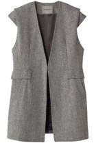 【オブリオ/AUBRIOT】のシルクネップツィード ジレ 人気、トレンドファッション・服の通販 founy(ファニー) ファッション Fashion レディースファッション Fashion for Women アウター Coat / Outerwear Collection レディースジャケット・軽アウター Jackets イタリア Italy エレガント 上品 Elegant ショルダー Shoulder, Shoulder Strap シルク Silk, 100% Silk ジャケット Jacket, Outerwear ツイード／ツィード Choker, Choker Necklace トレンド Trend, Trending Now ネップ Nepp, Slub Yarn フォルム Silhouette, Form ベスト Vest, Waistcoat メランジ Melange, Mixed Yarn 今季 This Season, Current Season thumbnail ダークグレー|ID: prp329100004150409 ipo3291000000036515921