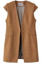 【オブリオ/AUBRIOT】のシルクネップツィード ジレ 人気、トレンドファッション・服の通販 founy(ファニー) ファッション Fashion レディースファッション Fashion for Women アウター Coat / Outerwear Collection レディースジャケット・軽アウター Jackets イタリア Italy エレガント 上品 Elegant ショルダー Shoulder, Shoulder Strap シルク Silk, 100% Silk ジャケット Jacket, Outerwear ツイード／ツィード Choker, Choker Necklace トレンド Trend, Trending Now ネップ Nepp, Slub Yarn フォルム Silhouette, Form ベスト Vest, Waistcoat メランジ Melange, Mixed Yarn 今季 This Season, Current Season thumbnail ライトオレンジ|ID: prp329100004150409 ipo3291000000036515922