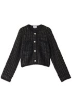 【ランバン オン ブルー/LANVIN en Bleu】のツイードニットジャケット ブラック|ID: prp329100004150434 ipo3291000000036061771