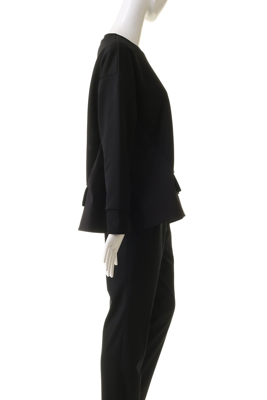 【ランバン オン ブルー/LANVIN en Bleu】のコンビスウェットプルオーバー 人気、トレンドファッション・服の通販 founy(ファニー) 　ファッション　Fashion　レディースファッション　WOMEN　トップス・カットソー　Tops/Tshirt　シャツ/ブラウス　Shirts/Blouses　パーカ　Sweats　ロング / Tシャツ　T-Shirts　プルオーバー　Pullover　スウェット　Sweat　カットソー　Cut and Sewn　おすすめ　Recommend　フレア　Flare　リラックス　Relax　other-3|ID: prp329100004150436 ipo3291000000031401071