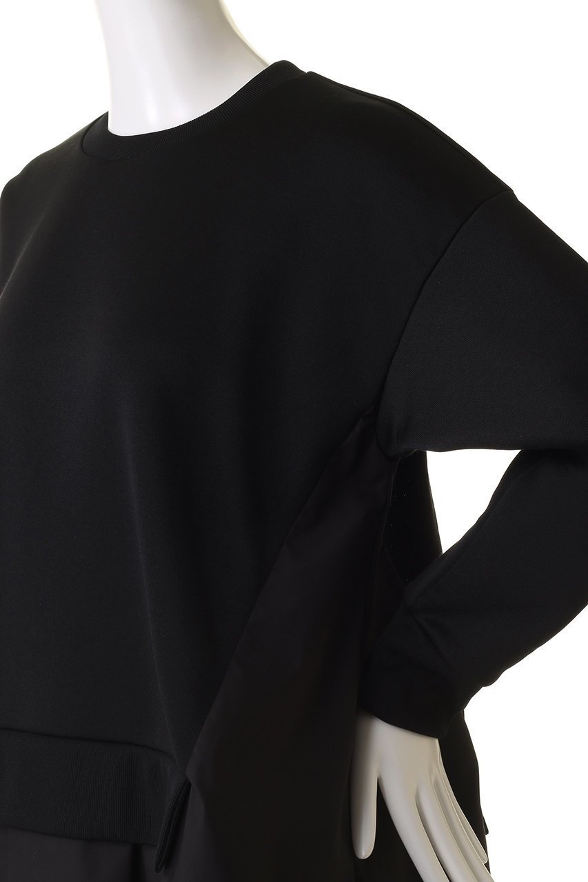 【ランバン オン ブルー/LANVIN en Bleu】のコンビスウェットプルオーバー 人気、トレンドファッション・服の通販 founy(ファニー) 　ファッション　Fashion　レディースファッション　WOMEN　トップス・カットソー　Tops/Tshirt　シャツ/ブラウス　Shirts/Blouses　パーカ　Sweats　ロング / Tシャツ　T-Shirts　プルオーバー　Pullover　スウェット　Sweat　カットソー　Cut and Sewn　おすすめ　Recommend　フレア　Flare　リラックス　Relax　other-5|ID: prp329100004150436 ipo3291000000031401075