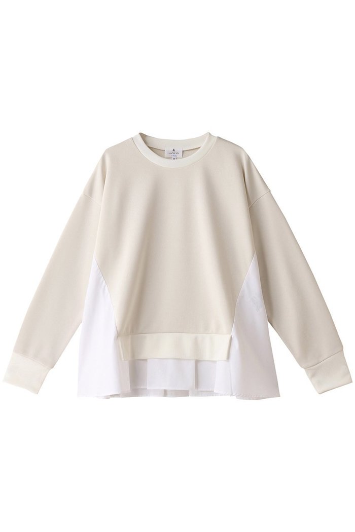 【ランバン オン ブルー/LANVIN en Bleu】のコンビスウェットプルオーバー インテリア・キッズ・メンズ・レディースファッション・服の通販 founy(ファニー) https://founy.com/ ファッション Fashion レディースファッション Fashion for Women トップス・カットソー Cut & Sew Tops シャツ・ブラウス・オフィスカジュアル Elegant Blouses & Button-Ups レディースパーカー・カジュアルフーディー Casual Hoodies & Sweatshirts ロングTシャツ・Tシャツ Longline T-Shirts & Tees カジュアルプルオーバー・ニットトップス Pullovers & Knit Tops / Casual Pullovers スウェット・クルーネックトップス Sweatshirts & Crewnecks / Relaxed Fit Sweat Tops カットソー・ベーシックTシャツ Cut-and-Sewn Tops / Stretch Tees & Basics おすすめ Recommended / Our Picks フレア Flare, Flared リラックス Relax, Relaxed Fit |ID: prp329100004150436 ipo3291000000032893968