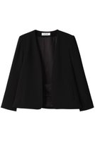 【アルアバイル/allureville】の【Loulou Willoughby】リトルブラックケープジャケット A 人気、トレンドファッション・服の通販 founy(ファニー) ファッション Fashion レディースファッション Fashion for Women アウター Coat / Outerwear Collection レディースジャケット・軽アウター Jackets オケージョン Occasion Wear コンパクト Compact, Small Size シンプル Simple, Minimal ジャケット Jacket, Outerwear スリット Slit, Slit Detail フェミニン Feminine, Girly |ID:prp329100004150439