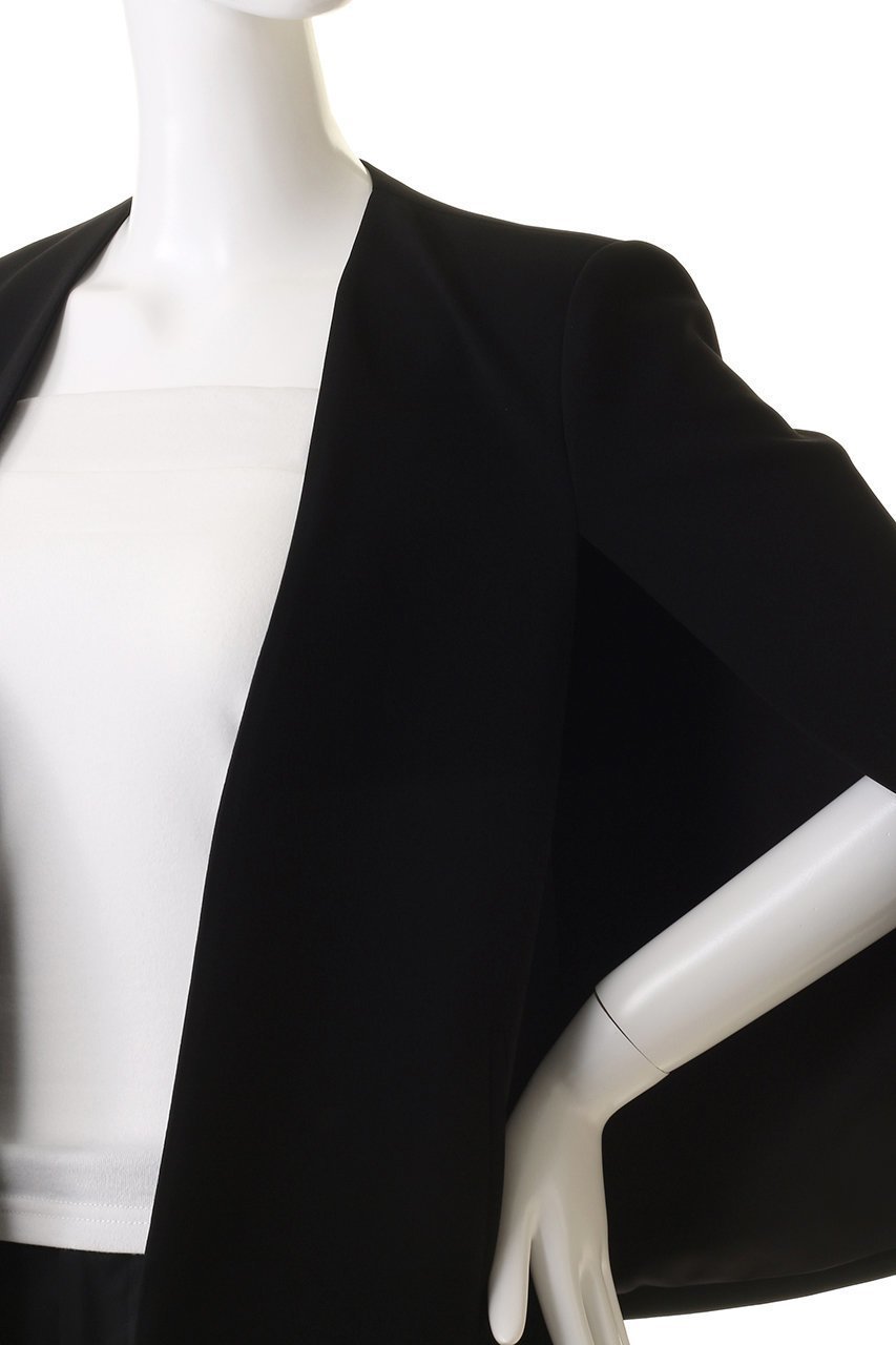 【アルアバイル/allureville】の【Loulou Willoughby】リトルブラックケープジャケット A 人気、トレンドファッション・服の通販 founy(ファニー) 　ファッション　Fashion　レディースファッション　Fashion for Women　アウター　Coat / Outerwear Collection　レディースジャケット・軽アウター　Jackets　オケージョン　Occasion Wear　コンパクト　Compact, Small Size　シンプル　Simple, Minimal　ジャケット　Jacket, Outerwear　スリット　Slit, Slit Detail　フェミニン　Feminine, Girly　other-5|ID: prp329100004150439 ipo3291000000036498916