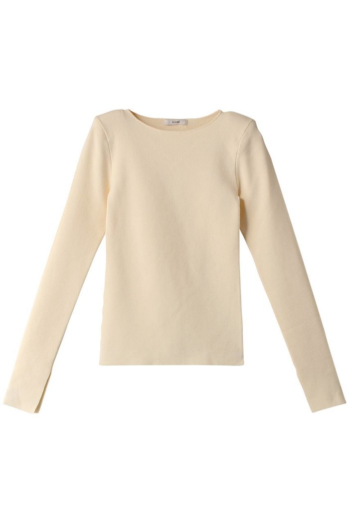 【クラネ/CLANE】のSHOULDER PADS KNIT TOPS ニット/セーター インテリア・キッズ・メンズ・レディースファッション・服の通販 founy(ファウニー) https://founy.com/ ファッション Fashion レディースファッション Fashion for Women トップス・カットソー Cut & Sew Tops ニット Knit Tops & Sweaters カジュアルプルオーバー・ニットトップス Pullovers & Knit Tops / Casual Pullovers コンパクト Compact, Small Size シンプル Simple, Minimal セーター Sweater, Knitwear |ID: prp329100004150442 ipo3291000000036098542
