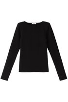 【クラネ/CLANE】のSHOULDER PADS KNIT TOPS ニット/セーター 人気、トレンドファッション・服の通販 founy(ファニー) ファッション Fashion レディースファッション Fashion for Women トップス・カットソー Cut & Sew Tops ニット Knit Tops & Sweaters カジュアルプルオーバー・ニットトップス Pullovers & Knit Tops / Casual Pullovers コンパクト Compact, Small Size シンプル Simple, Minimal セーター Sweater, Knitwear thumbnail BLACK|ID: prp329100004150442 ipo3291000000036098544