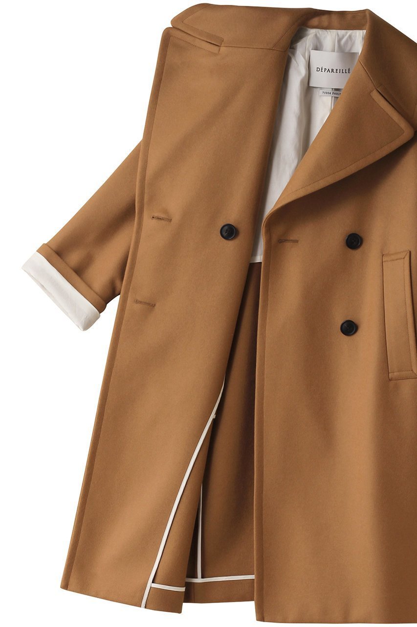 【デパリエ/DEPAREILLE】のSUPER140 s ビッグカラーコート 人気、トレンドファッション・服の通販 founy(ファニー) ファッション Fashion レディースファッション Fashion for Women アウター Coat / Outerwear Collection コート・ロングコート・ピーコート Long Coats, Peacoats & More シンプル Simple, Minimal ビッグ Big, Oversized フェミニン Feminine, Girly ロング Long, Long-Length other-6|ID: prp329100004150460 ipo3291000000032942951