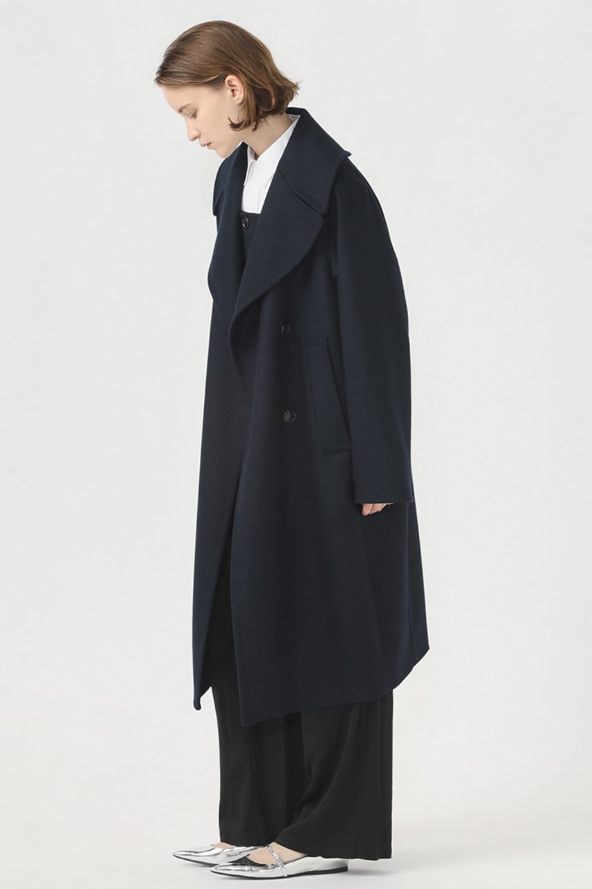 【デパリエ/DEPAREILLE】のSUPER140 s ビッグカラーコート 人気、トレンドファッション・服の通販 founy(ファニー) ファッション Fashion レディースファッション Fashion for Women アウター Coat / Outerwear Collection コート・ロングコート・ピーコート Long Coats, Peacoats & More シンプル Simple, Minimal ビッグ Big, Oversized フェミニン Feminine, Girly ロング Long, Long-Length other-8|ID: prp329100004150460 ipo3291000000032942965