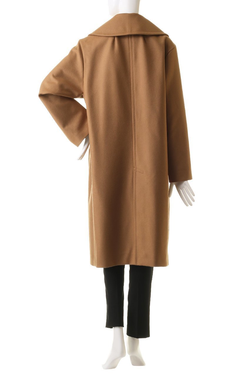 【デパリエ/DEPAREILLE】のSUPER140 s ビッグカラーコート 人気、トレンドファッション・服の通販 founy(ファニー) 　ファッション　Fashion　レディースファッション　Fashion for Women　アウター　Coat / Outerwear Collection　コート・ロングコート・ピーコート　Long Coats, Peacoats & More　シンプル　Simple, Minimal　ビッグ　Big, Oversized　フェミニン　Feminine, Girly　ロング　Long, Long-Length　other-4|ID: prp329100004150460 ipo3291000000035684710