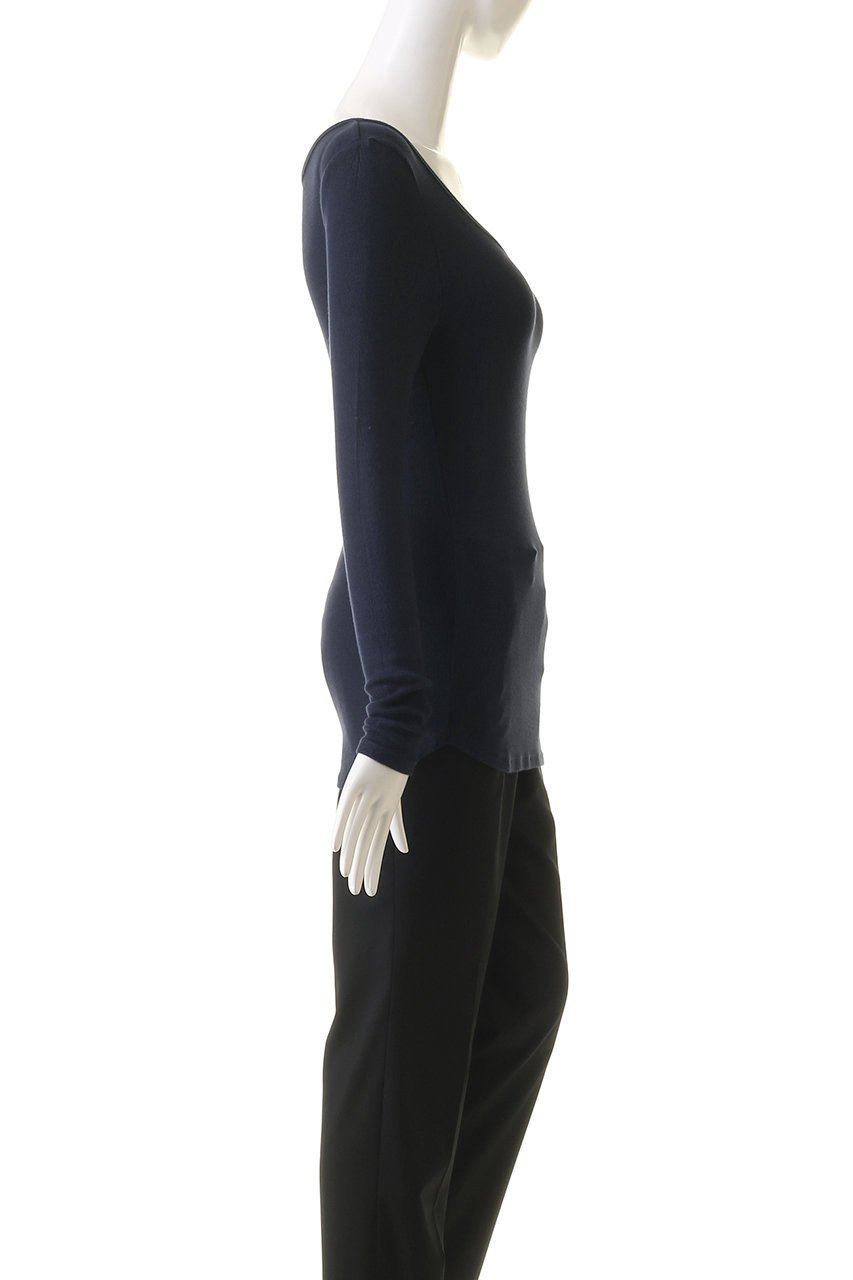 【スリー ドッツ/three dots】のリブジャージー クルーネック 人気、トレンドファッション・服の通販 founy(ファニー) 　ファッション　Fashion　レディースファッション　WOMEN　トップス・カットソー　Tops/Tshirt　シャツ/ブラウス　Shirts/Blouses　ロング / Tシャツ　T-Shirts　カットソー　Cut and Sewn　インナー　Inner　シンプル　Simple　スリーブ　Sleeve　フィット　Fit　ロング　Long　定番　Standard　other-3|ID: prp329100004150462 ipo3291000000031401193