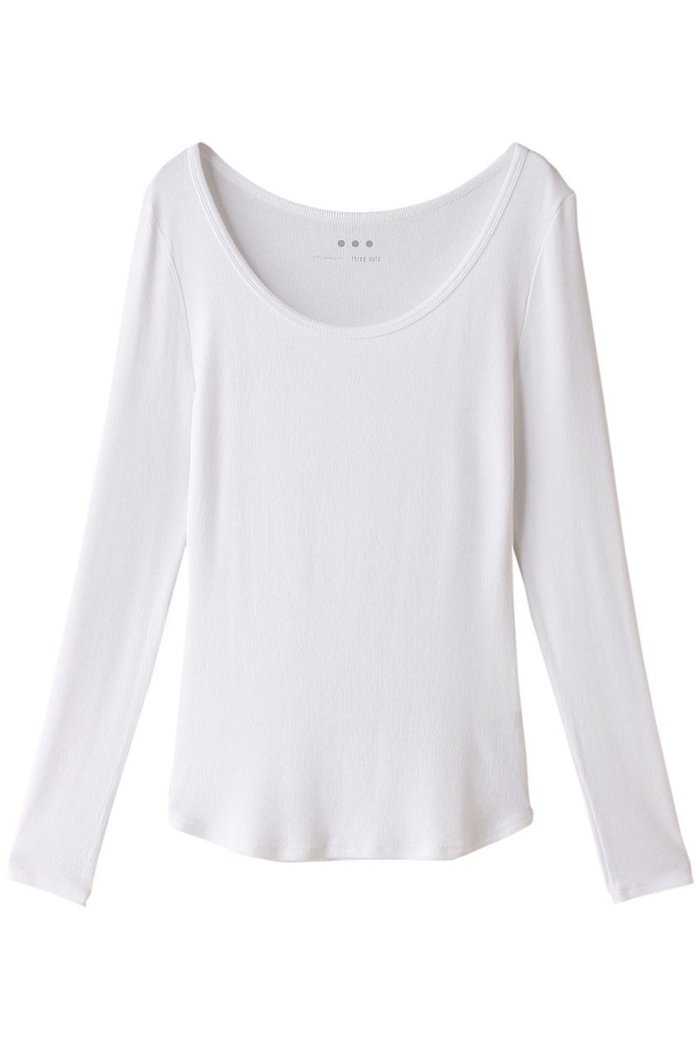 【スリー ドッツ/three dots】のリブジャージー クルーネック インテリア・キッズ・メンズ・レディースファッション・服の通販 founy(ファニー) https://founy.com/ ファッション Fashion レディースファッション Fashion for Women トップス・カットソー Cut & Sew Tops シャツ・ブラウス・オフィスカジュアル Elegant Blouses & Button-Ups ロングTシャツ・Tシャツ Longline T-Shirts & Tees カットソー・ベーシックTシャツ Cut-and-Sewn Tops / Stretch Tees & Basics インナー Innerwear シンプル Simple, Minimal スリーブ Sleeve, Long Sleeve / Short Sleeve フィット Fit, Slim Fit ロング Long, Long-Length 定番 Standard, Basic Item |ID: prp329100004150462 ipo3291000000036149237