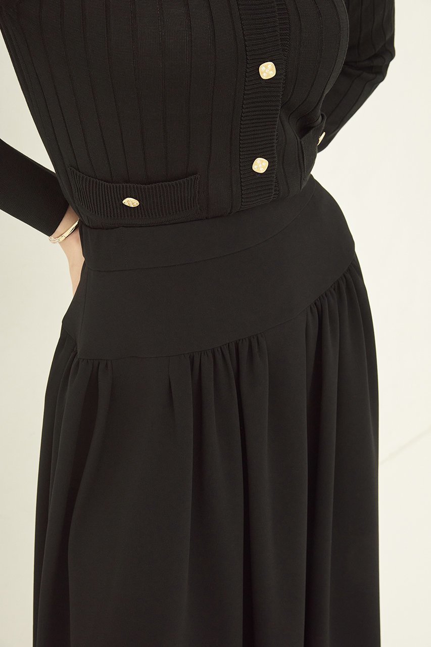 【エムダブリュー/MW】のトリアセテート(H) ギャザースカート 人気、トレンドファッション・服の通販 founy(ファニー) 　ファッション　Fashion　レディースファッション　Fashion for Women　スカート　Skirts　ロングスカート　Long Skirts / Maxi & Midi Skirts　ギャザー　Gathered, Ruffled　ストレッチ　Stretch, Stretchy Fabric　フェミニン　Feminine, Girly　ロング　Long, Long-Length　ビジネス 仕事 通勤　Business / Work / Commuting　other-6|ID: prp329100004150467 ipo3291000000032823775