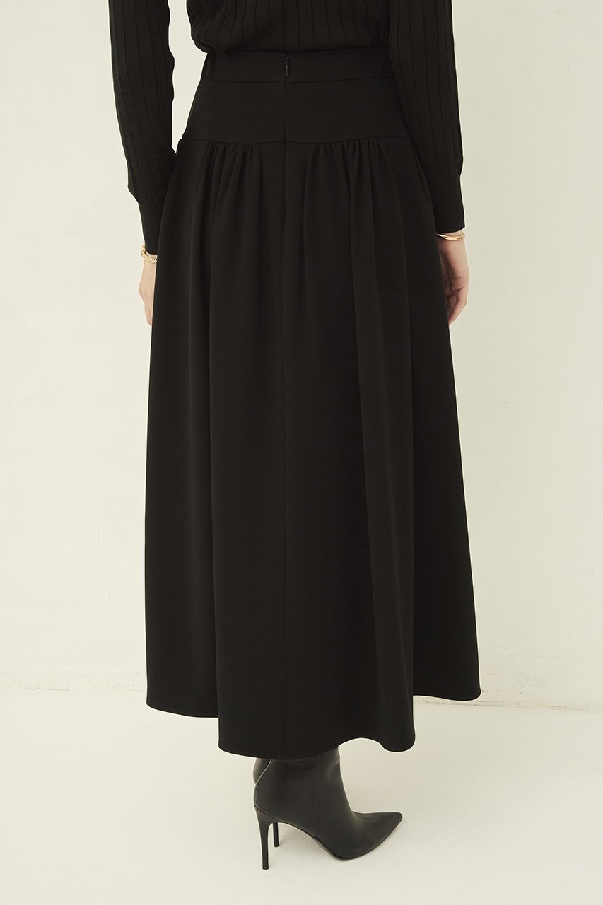 【エムダブリュー/MW】のトリアセテート(H) ギャザースカート 人気、トレンドファッション・服の通販 founy(ファニー) 　ファッション　Fashion　レディースファッション　Fashion for Women　スカート　Skirts　ロングスカート　Long Skirts / Maxi & Midi Skirts　ギャザー　Gathered, Ruffled　ストレッチ　Stretch, Stretchy Fabric　フェミニン　Feminine, Girly　ロング　Long, Long-Length　ビジネス 仕事 通勤　Business / Work / Commuting　other-8|ID: prp329100004150467 ipo3291000000032823777