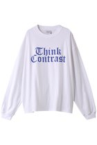 【パロットキャンバス/PARROTT CANVAS】のThink contrast ロングスリーブTシャツ ホワイト|ID:prp329100004150471