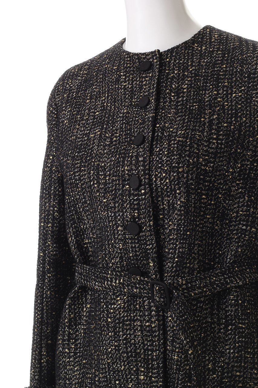 【オブリオ/AUBRIOT】のラメジャガード ノーカラージャケット 人気、トレンドファッション・服の通販 founy(ファニー) 　ファッション　Fashion　レディースファッション　Fashion for Women　アウター　Coat / Outerwear Collection　レディースジャケット・軽アウター　Jackets　ノーカラージャケット / シンプル上品コーデ　Collarless Jackets　クラシック　Classic, Timeless Style　ジャケット　Jacket, Outerwear　ツイード／ツィード　Choker, Choker Necklace　フィット　Fit, Slim Fit　フリンジ　Fringe, Tassel　リラックス　Relax, Relaxed Fit　other-5|ID: prp329100004150481 ipo3291000000032920410
