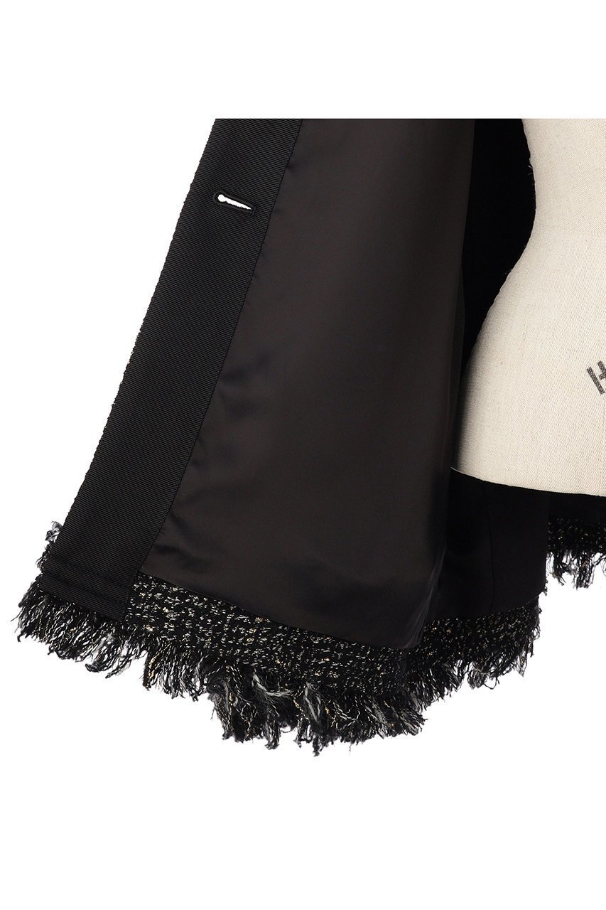 【オブリオ/AUBRIOT】のラメジャガード ノーカラージャケット 人気、トレンドファッション・服の通販 founy(ファニー) 　ファッション　Fashion　レディースファッション　Fashion for Women　アウター　Coat / Outerwear Collection　レディースジャケット・軽アウター　Jackets　ノーカラージャケット / シンプル上品コーデ　Collarless Jackets　クラシック　Classic, Timeless Style　ジャケット　Jacket, Outerwear　ツイード／ツィード　Choker, Choker Necklace　フィット　Fit, Slim Fit　フリンジ　Fringe, Tassel　リラックス　Relax, Relaxed Fit　other-8|ID: prp329100004150481 ipo3291000000035589526