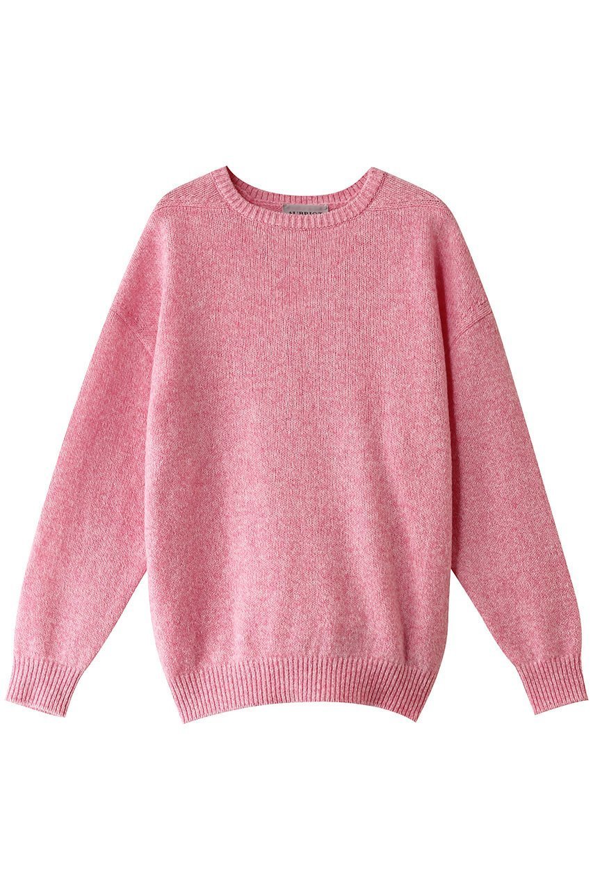 【オブリオ/AUBRIOT】のイタリアンウール セーター インテリア・キッズ・メンズ・レディースファッション・服の通販 founy(ファニー) 　ファッション　Fashion　レディースファッション　Fashion for Women　トップス・カットソー　Cut & Sew Tops　ニット　Knit Tops & Sweaters　カジュアルプルオーバー・ニットトップス　Pullovers & Knit Tops / Casual Pullovers　イタリア　Italy　セーター　Sweater, Knitwear　リラックス　Relax, Relaxed Fit　ピンク|ID: prp329100004150482 ipo3291000000032958005