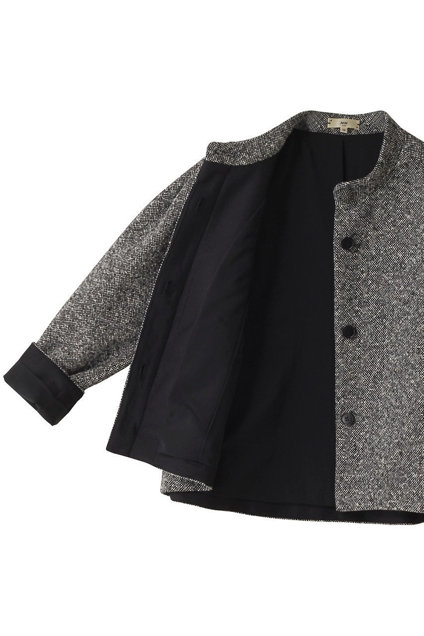 【エムダブリュー/MW】のWOOL ALPACA スタンドカラーショートジャケット 人気、トレンドファッション・服の通販 founy(ファニー) 　ファッション　Fashion　レディースファッション　Fashion for Women　アウター　Coat / Outerwear Collection　レディースジャケット・軽アウター　Jackets　イタリア　Italy　エレガント 上品　Elegant　ショート　Short, Short Length　ジャケット　Jacket, Outerwear　スタンド　Stand Collar, Upright Stand　スペシャル　Special, Limited Edition　スリーブ　Sleeve, Long Sleeve / Short Sleeve　other-6|ID: prp329100004151663 ipo3291000000033745047