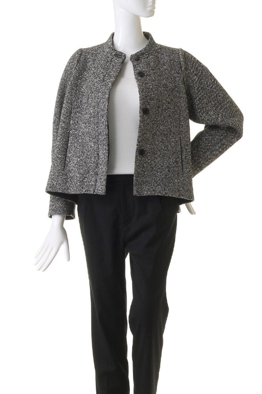 【エムダブリュー/MW】のWOOL ALPACA スタンドカラーショートジャケット 人気、トレンドファッション・服の通販 founy(ファニー) 　ファッション　Fashion　レディースファッション　Fashion for Women　アウター　Coat / Outerwear Collection　レディースジャケット・軽アウター　Jackets　イタリア　Italy　エレガント 上品　Elegant　ショート　Short, Short Length　ジャケット　Jacket, Outerwear　スタンド　Stand Collar, Upright Stand　スペシャル　Special, Limited Edition　スリーブ　Sleeve, Long Sleeve / Short Sleeve　other-7|ID: prp329100004151663 ipo3291000000033745048