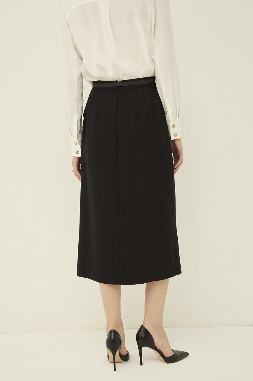 【エムダブリュー/MW】のWOOL 140 s スリットスカート 人気、トレンドファッション・服の通販 founy(ファニー) 　ファッション　Fashion　レディースファッション　Fashion for Women　スカート　Skirts　エレガント 上品　Elegant　ジャケット　Jacket, Outerwear　スリット　Slit, Slit Detail　セットアップ　Set-Up, Coordinated Outfit　other-8|ID: prp329100004151664 ipo3291000000033745022