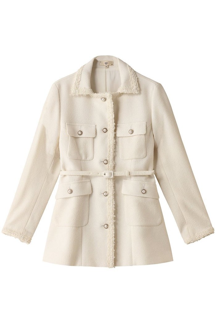 【エムダブリュー/MW】のVIRGIN WOOLジョーゼットジャケット インテリア・キッズ・メンズ・レディースファッション・服の通販 founy(ファニー) https://founy.com/ ファッション Fashion レディースファッション Fashion for Women アウター Coat / Outerwear Collection レディースジャケット・軽アウター Jackets おすすめ Recommended / Our Picks エレガント 上品 Elegant オケージョン Occasion Wear シェイプ Shape, Slim Fit ジャケット Jacket, Outerwear ジョーゼット Georgette, Semi-Sheer Fabric セットアップ Set-Up, Coordinated Outfit |ID: prp329100004151666 ipo3291000000032959136