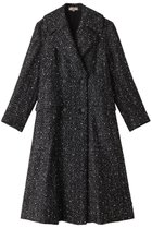 【エムダブリュー/MW】のMONOTONE TWEEDロングコート 人気、トレンドファッション・服の通販 founy(ファニー) ファッション Fashion レディースファッション Fashion for Women アウター Coat / Outerwear Collection コート・ロングコート・ピーコート Long Coats, Peacoats & More シェイプ Shape, Slim Fit シルバー Silver, Metallic Silver ツイード Twill, Twill Weave フランス France, French モダン Modern, Contemporary モノトーン Monotone, Black and White ロング Long, Long-Length thumbnail ブラック(ミックスブラック)|ID: prp329100004151668 ipo3291000000033745134