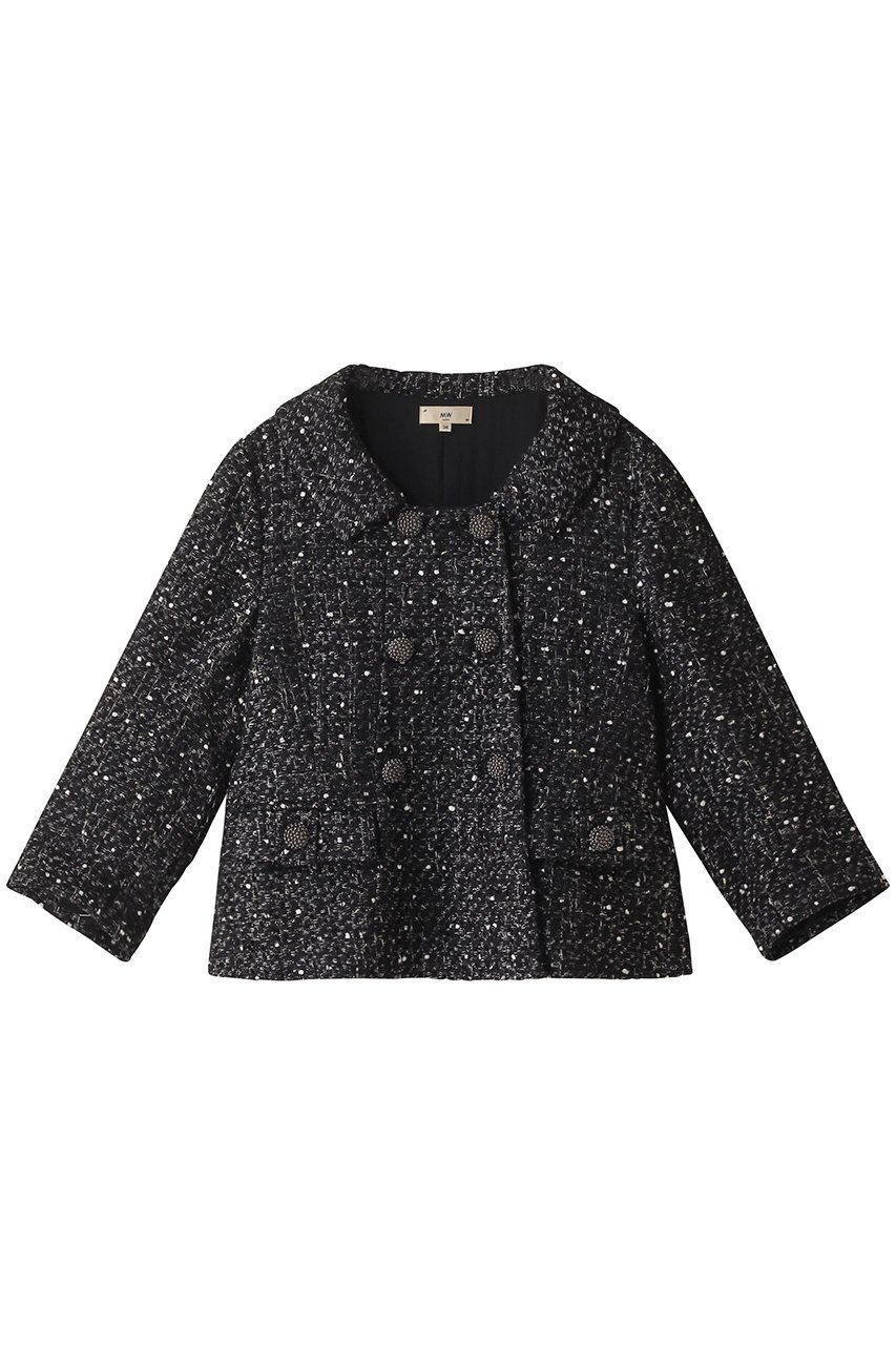 【エムダブリュー/MW】のMONOTONE TWEEDショートジャケット 人気、トレンドファッション・服の通販 founy(ファニー) 　ファッション　Fashion　レディースファッション　WOMEN　アウター　Coat Outerwear　ジャケット　Jackets　ショート　Short　シルバー　Silver　シンプル　Simple　ジャケット　Jacket　ツイード　Tweed　フランス　France　モダン　Modern　モノトーン　Monotone　今季　This Season　NEW・新作・新着・新入荷　New Arrivals　 other-1|ID: prp329100004151671 ipo3291000000028571655