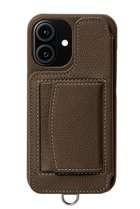 【デミュウ/DEMIU】のiPhone16 POCHE 背面収納スマホケース ストラップ別売 エトープ|ID:prp329100004151682