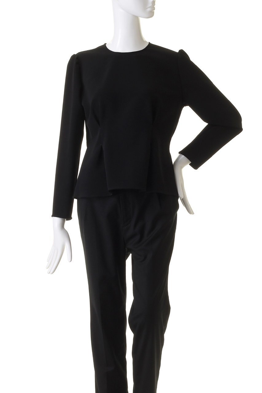 【エムダブリュー/MW】のトリアセテート(S) タックフレアブラウス 人気、トレンドファッション・服の通販 founy(ファニー) 　ファッション　Fashion　レディースファッション　Fashion for Women　トップス・カットソー　Cut & Sew Tops　シャツ・ブラウス・オフィスカジュアル　Elegant Blouses & Button-Ups　スリーブ　Sleeve, Long Sleeve / Short Sleeve　セットアップ　Set-Up, Coordinated Outfit　フェミニン　Feminine, Girly　フレア　Flare, Flared　ロング　Long, Long-Length　other-2|ID: prp329100004151689 ipo3291000000032900006