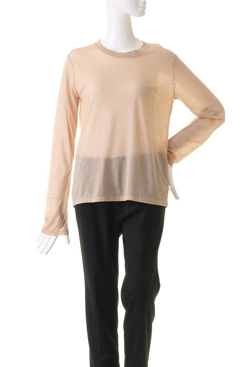 【ガリャルダガランテ/GALLARDAGALANTE】の【BASERANGE】シアーロングスリーブTee 人気、トレンドファッション・服の通販 founy(ファニー) 　ファッション　Fashion　レディースファッション　WOMEN　トップス・カットソー　Tops/Tshirt　シャツ/ブラウス　Shirts/Blouses　ロング / Tシャツ　T-Shirts　カットソー　Cut and Sewn　インナー　Inner　ジャケット　Jacket　スリーブ　Sleeve　ロング　Long　エレガント 上品　Elegant　人気　Popularity　定番　Standard　other-2|ID: prp329100004151705 ipo3291000000031400579