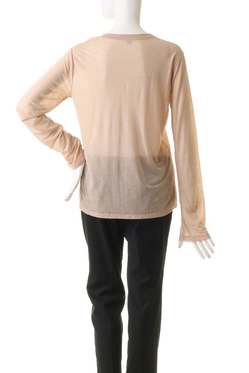 【ガリャルダガランテ/GALLARDAGALANTE】の【BASERANGE】シアーロングスリーブTee 人気、トレンドファッション・服の通販 founy(ファニー) 　ファッション　Fashion　レディースファッション　WOMEN　トップス・カットソー　Tops/Tshirt　シャツ/ブラウス　Shirts/Blouses　ロング / Tシャツ　T-Shirts　カットソー　Cut and Sewn　インナー　Inner　ジャケット　Jacket　スリーブ　Sleeve　ロング　Long　エレガント 上品　Elegant　人気　Popularity　定番　Standard　other-4|ID: prp329100004151705 ipo3291000000031400583