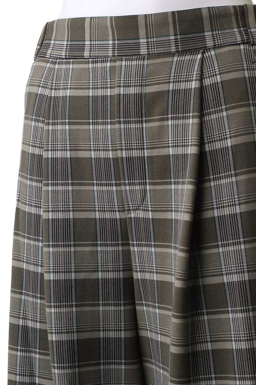 【ミディウミソリッド/MIDIUMISOLID】のcheck straight PT パンツ 人気、トレンドファッション・服の通販 founy(ファニー) 　ファッション　Fashion　レディースファッション　Fashion for Women　パンツ　Pants & Trousers　ストレート　Straight, Straight Cut　チェック　Check, Plaid, Tartan　トレンド　Trend, Trending Now　A/W・秋冬　Autumn/Winter　other-5|ID: prp329100004151759 ipo3291000000032942121