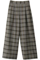 【ミディウミソリッド/MIDIUMISOLID】のcheck straight PT パンツ khaki|ID: prp329100004151759 ipo3291000000035511031