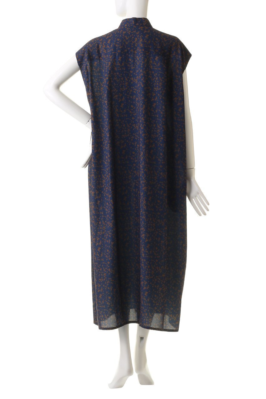 【ミディウミソリッド/MIDIUMISOLID】のprint n/slv cocoon OP ワンピース 人気、トレンドファッション・服の通販 founy(ファニー) 　ファッション　Fashion　レディースファッション　Fashion for Women　ワンピース　Dresses　チュニック　Tunic Tops & Dresses　スリーブ　Sleeve, Long Sleeve / Short Sleeve　チュニック　Tunic, Long Top　ノースリーブ　Sleeveless, No-Sleeve　フェミニン　Feminine, Girly　フレンチ　French, French Style　プリント　Print, Printed Pattern　ロング　Long, Long-Length　other-4|ID: prp329100004151760 ipo3291000000032891665