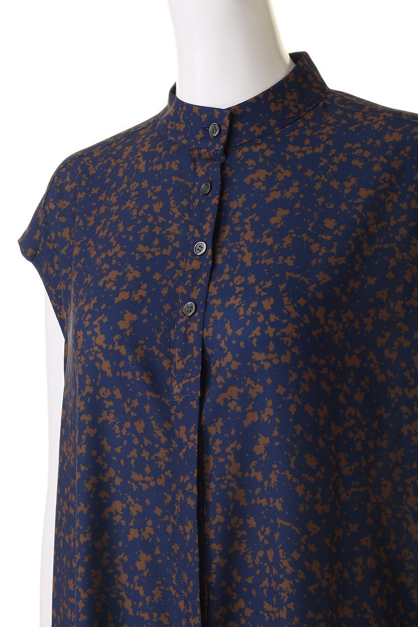 【ミディウミソリッド/MIDIUMISOLID】のprint n/slv cocoon OP ワンピース 人気、トレンドファッション・服の通販 founy(ファニー) 　ファッション　Fashion　レディースファッション　Fashion for Women　ワンピース　Dresses　チュニック　Tunic Tops & Dresses　スリーブ　Sleeve, Long Sleeve / Short Sleeve　チュニック　Tunic, Long Top　ノースリーブ　Sleeveless, No-Sleeve　フェミニン　Feminine, Girly　フレンチ　French, French Style　プリント　Print, Printed Pattern　ロング　Long, Long-Length　other-5|ID: prp329100004151760 ipo3291000000032891668